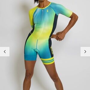 Excellent Condition Coeur Sport Aurora Zele Sleeved Triathlon Speedsuit XXL